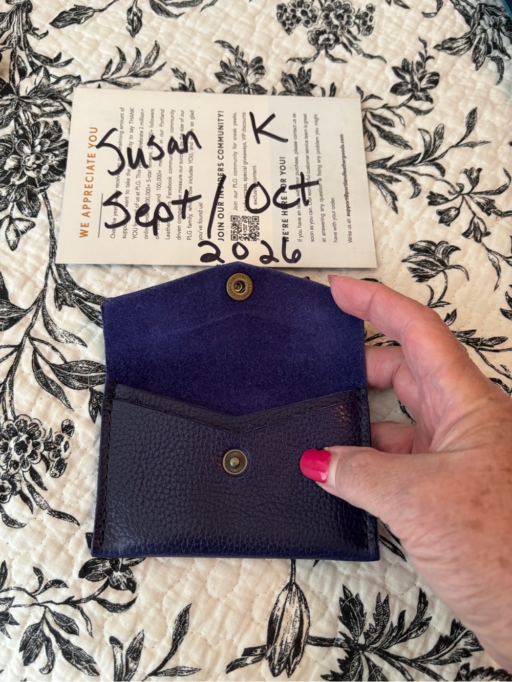 PLG Mini Envelope in Cobalt